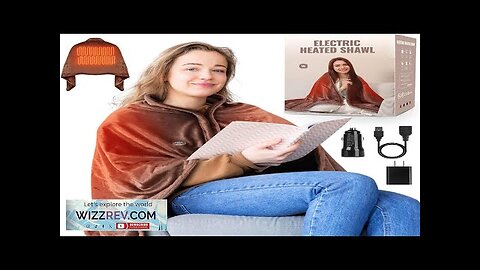 Qfun Portable USB Heated Blanket Shawl Wearable Cordless Electric Heated Blanket Review