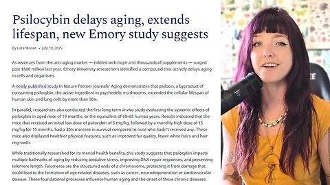 Does Tripping Slow Down Aging?