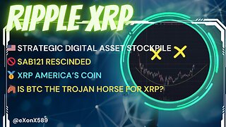 🇺🇸 DIGITAL ASSET STOCKPILE 🚫 SAB121 RESCINDED 🥇 XRP AMERICA'S COIN 🐴 BTC TROJAN HORSE FOR XRP?