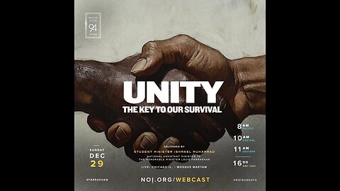 UNITY - The Key To Our Survival