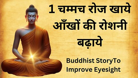 1 चम्मच रोज खाये आँखों की रोशनी बढ़ाये। Buddhist StoryTo Improve Eyesight