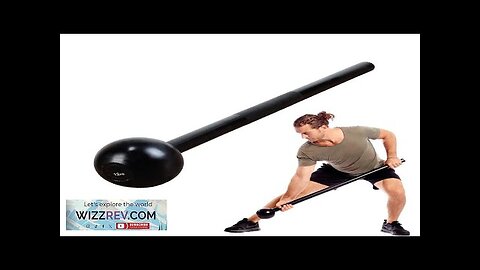 Fitness Mace Bell Round Head Hammer Bell Clubbell Dumbbells Stick Wrist Arm Review