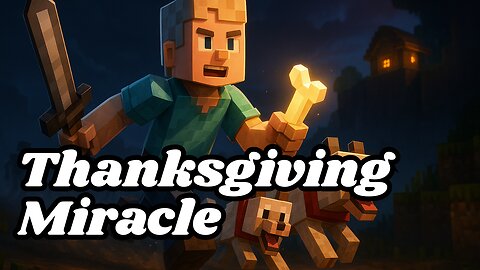 We FINALLY Got a Dog on Thanksgiving! 🦃🐺 | Minecraft Dad Challenge Highlights