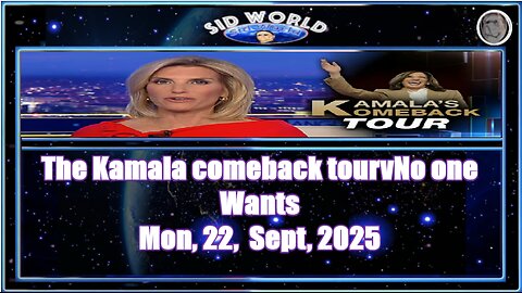 The Kamala comeback tourvNo one Wants