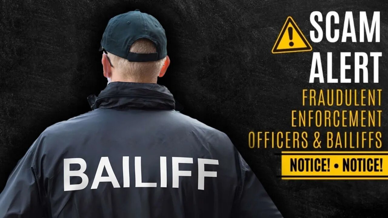 Is The Bailiff at your door Legit or a SCAMMER? Here's how you can find out!