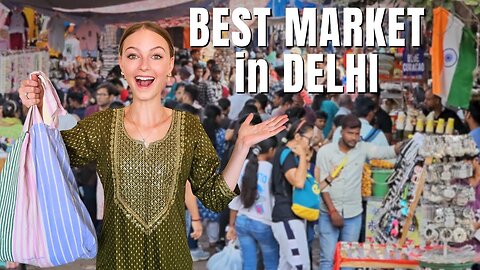 This MARKET is INSANE! Could You Handle the Crowds? (Sarojini Nagar Market, New Delhi)