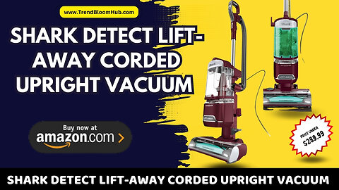 🌀 Meet Your New Favorite Vacuum – Shark DETECT Lift-Away! 🏡✨