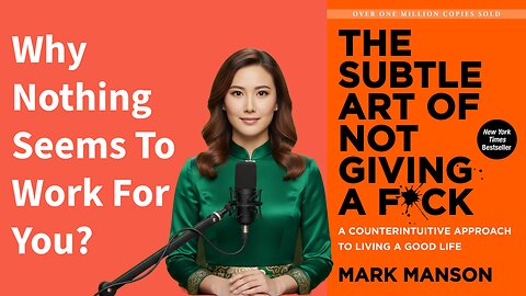 The Subtle Art Of Not Giving A F*ck By Mark Manson Book Summary