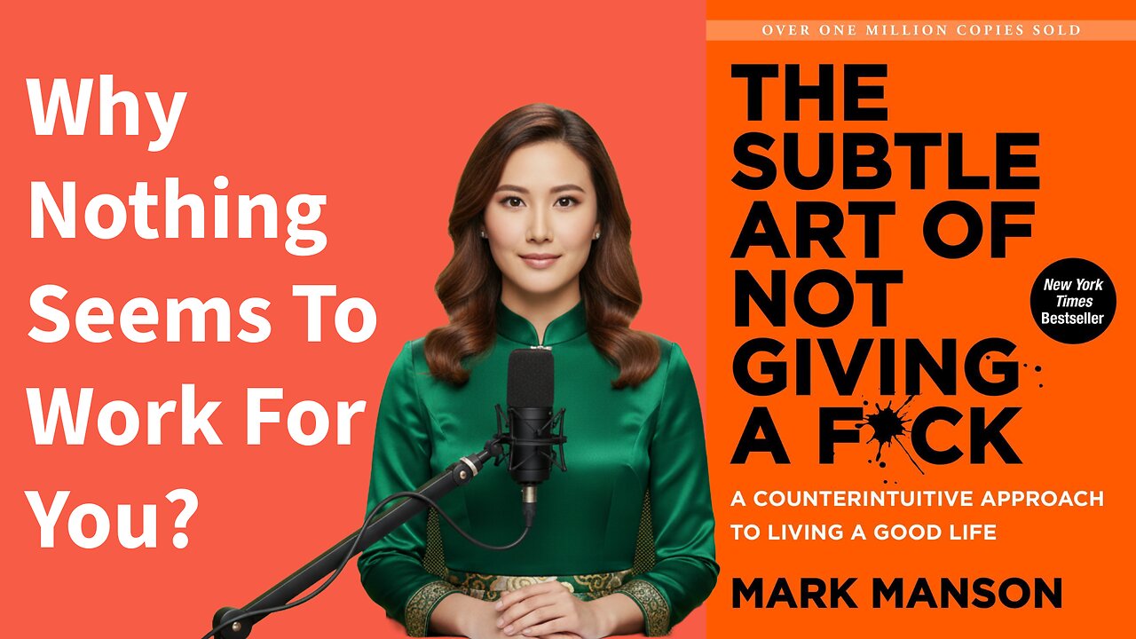 The Subtle Art Of Not Giving A F*ck By Mark Manson Book Summary