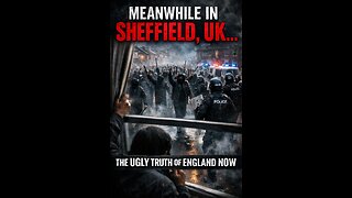 Gangs of Muslims through the streets in the city carrying weapons