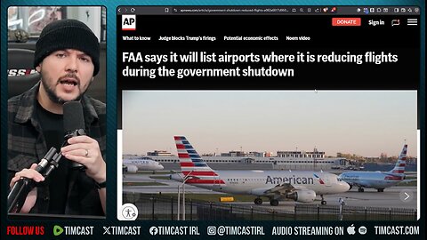 FAA SHUTS THOUSANDS Of Flights, Thanksgiving Travel APOCALYPSE | Tim Pool
