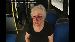 Brutal Broward bus attack on 70-year-old woman caught on video as police hunt for suspect