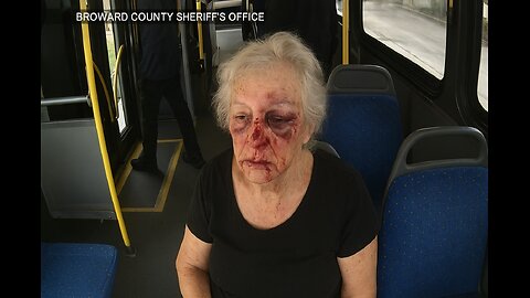 Brutal Broward bus attack on 70-year-old woman caught on video as police hunt for suspect