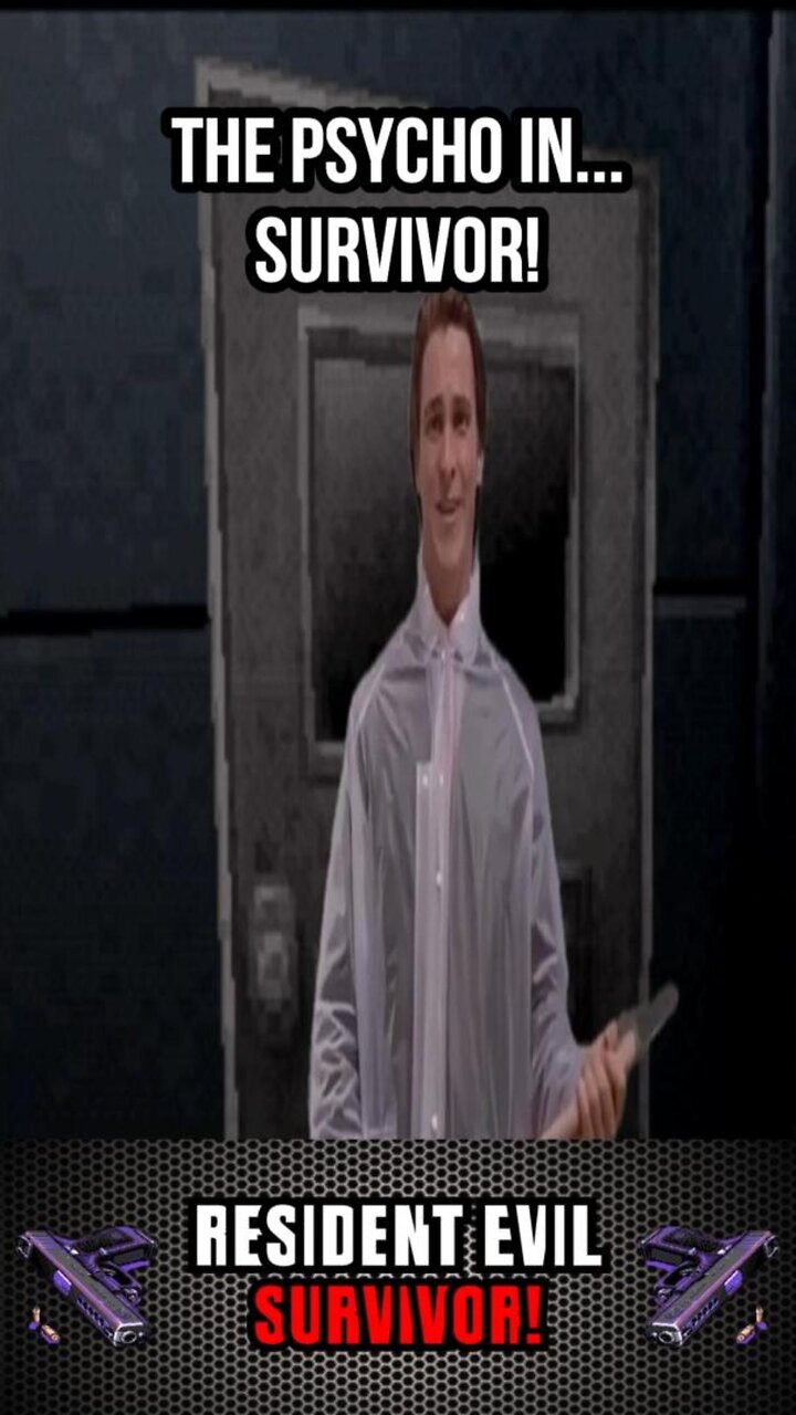 THE AMERICAN PSYCHO IN Resident Evil Survivor - Compilations EX #shorts #residentevil