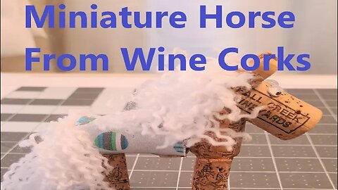 DIY Wine Cork Horse Craft Tutorial