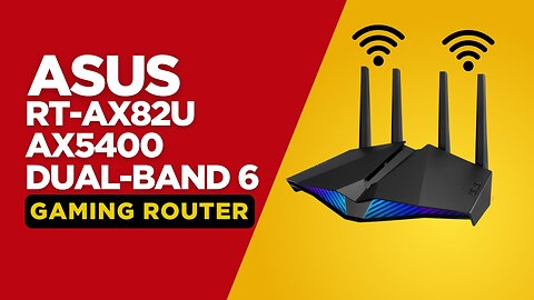 Asus RT AX82U AX5400 Dual Band 6 Gaming Router