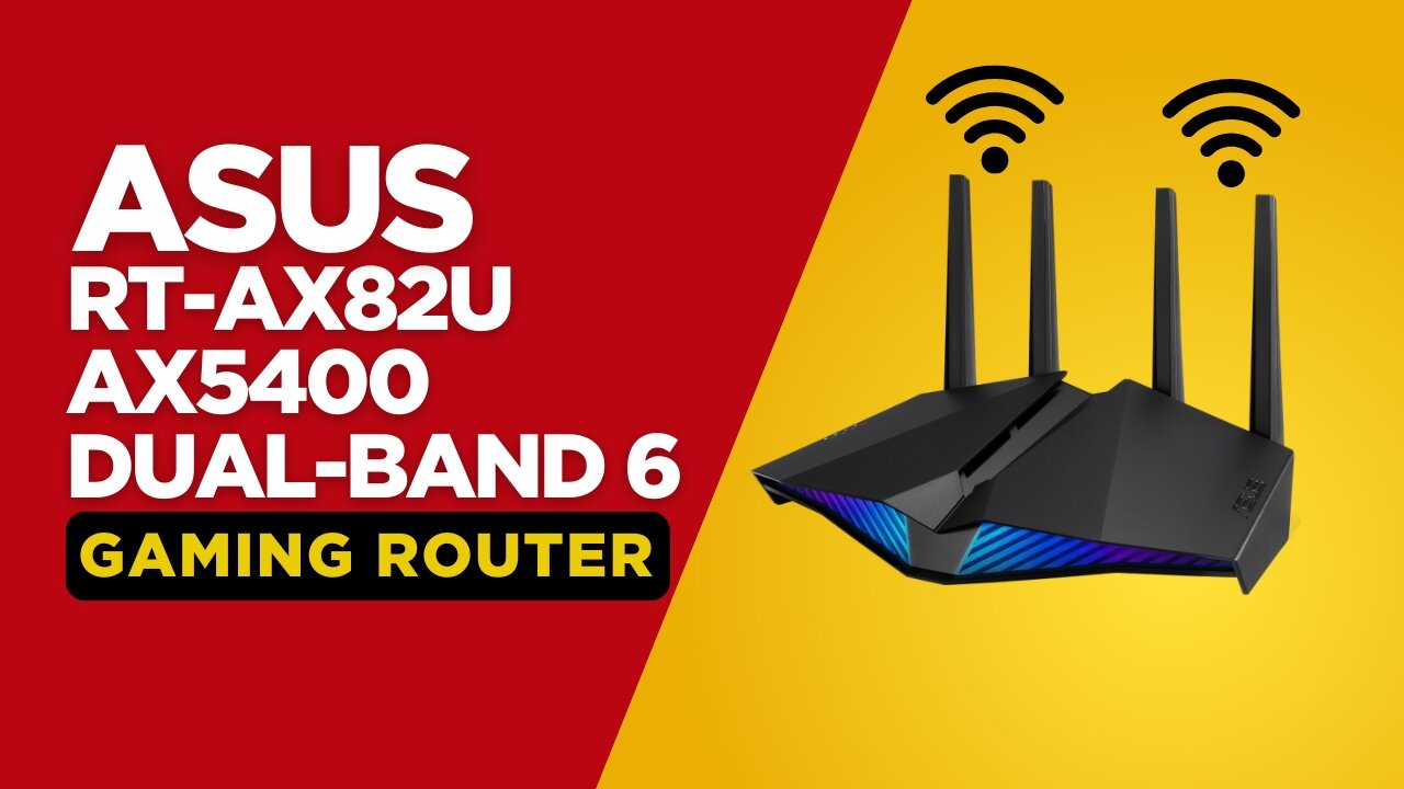 Asus RT AX82U AX5400 Dual Band 6 Gaming Router