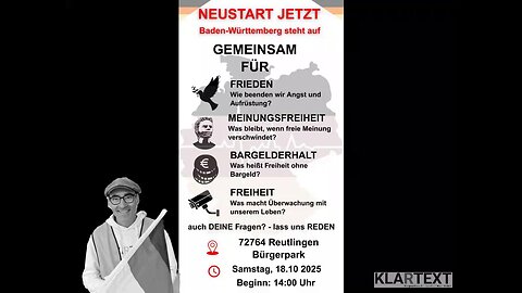 Einladung nach Reutlingen / 18.10.2025