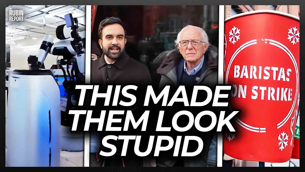 Zohran Mamdani & Bernie Join Starbucks Strike, Then This Clip Went Viral