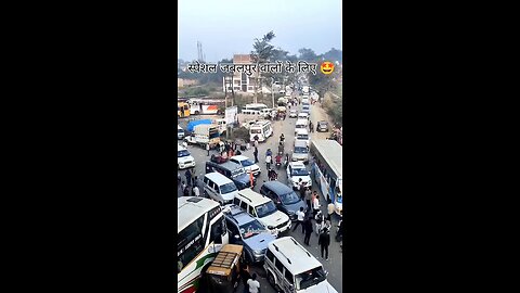 Jabalpur mein Road block