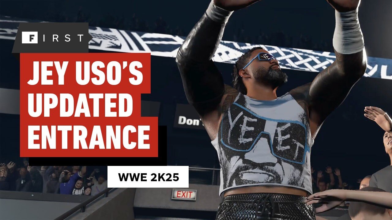 WWE 2K25: Jey Uso Crowd Entrance - IGN First