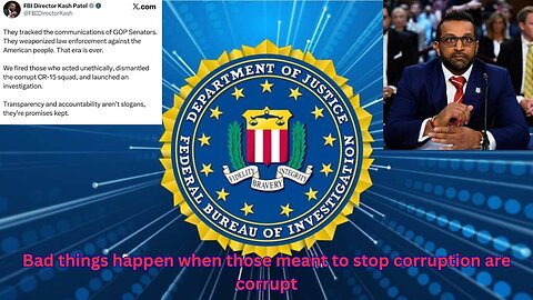 Corrupt FBI anti-corruption unit has been shut down