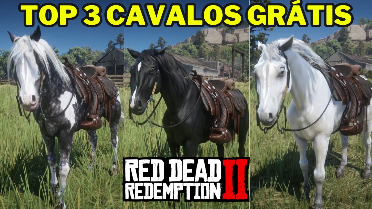 RDR2: Onde Encontrar 3 Cavalos Top no Cap. 2 e Quanto Eles Valem R$??? Red Dead Redemption 2