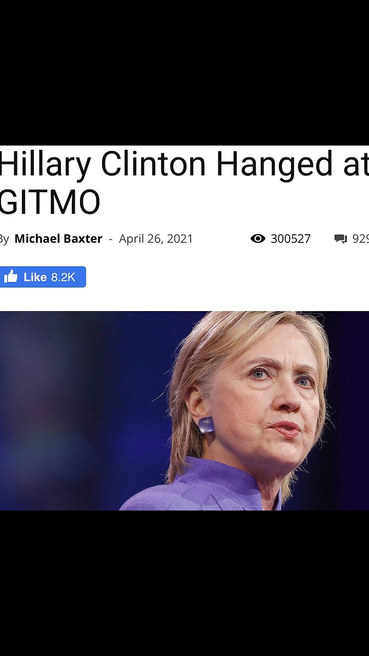 HILLARY CLINTON’S FINAL DESTINATION 2021