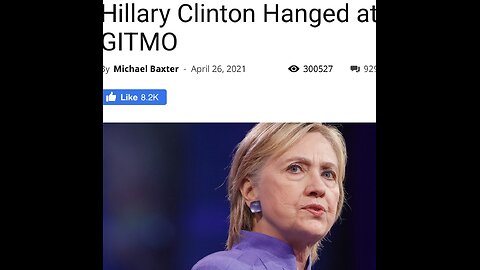 HILLARY CLINTON’S FINAL DESTINATION 2021