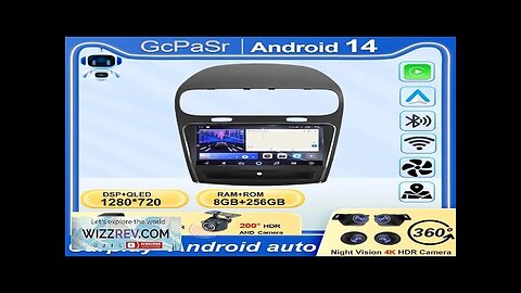 Car Radio For Dodge Journey JC 2011 2020 Android 14 Stereo Review