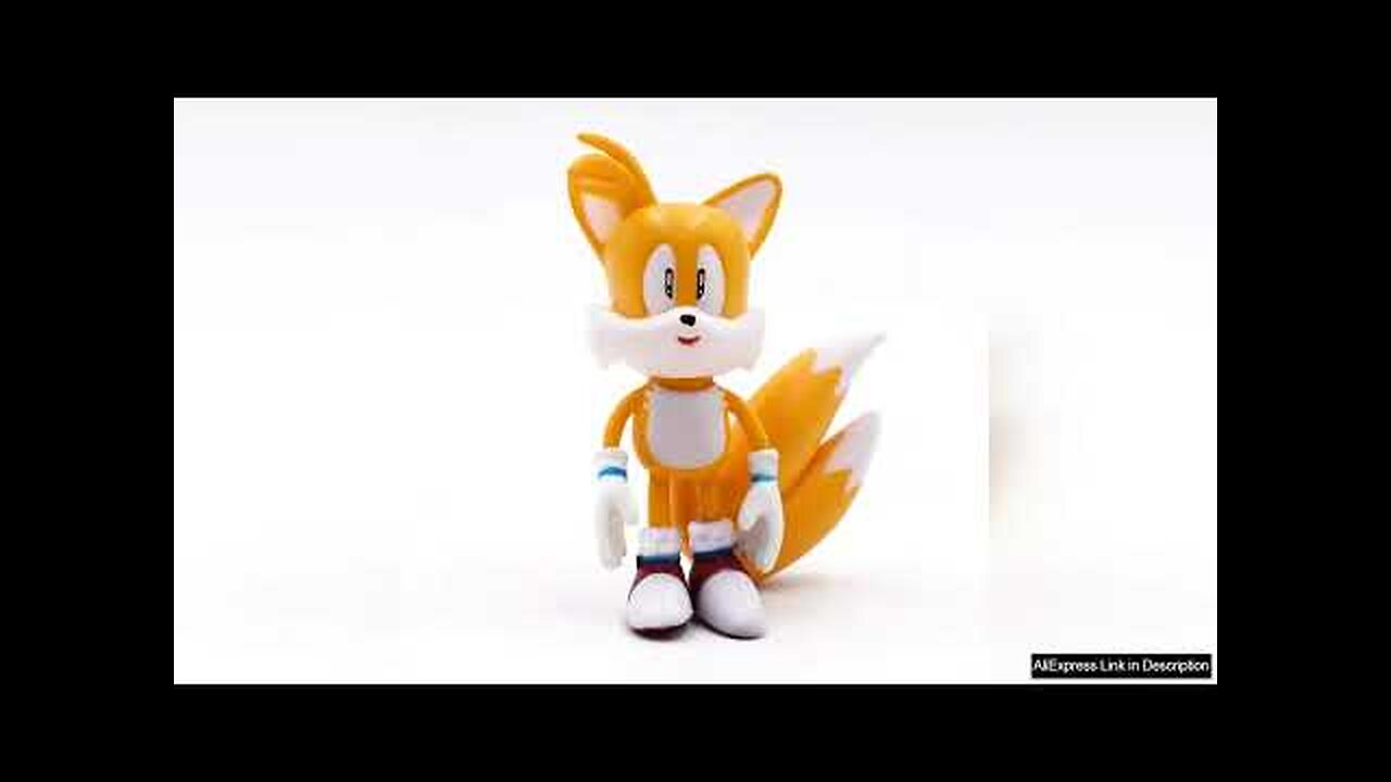 New whole set sale Sonic Tails Werehog Action Figures Blue Shadow Doll Review