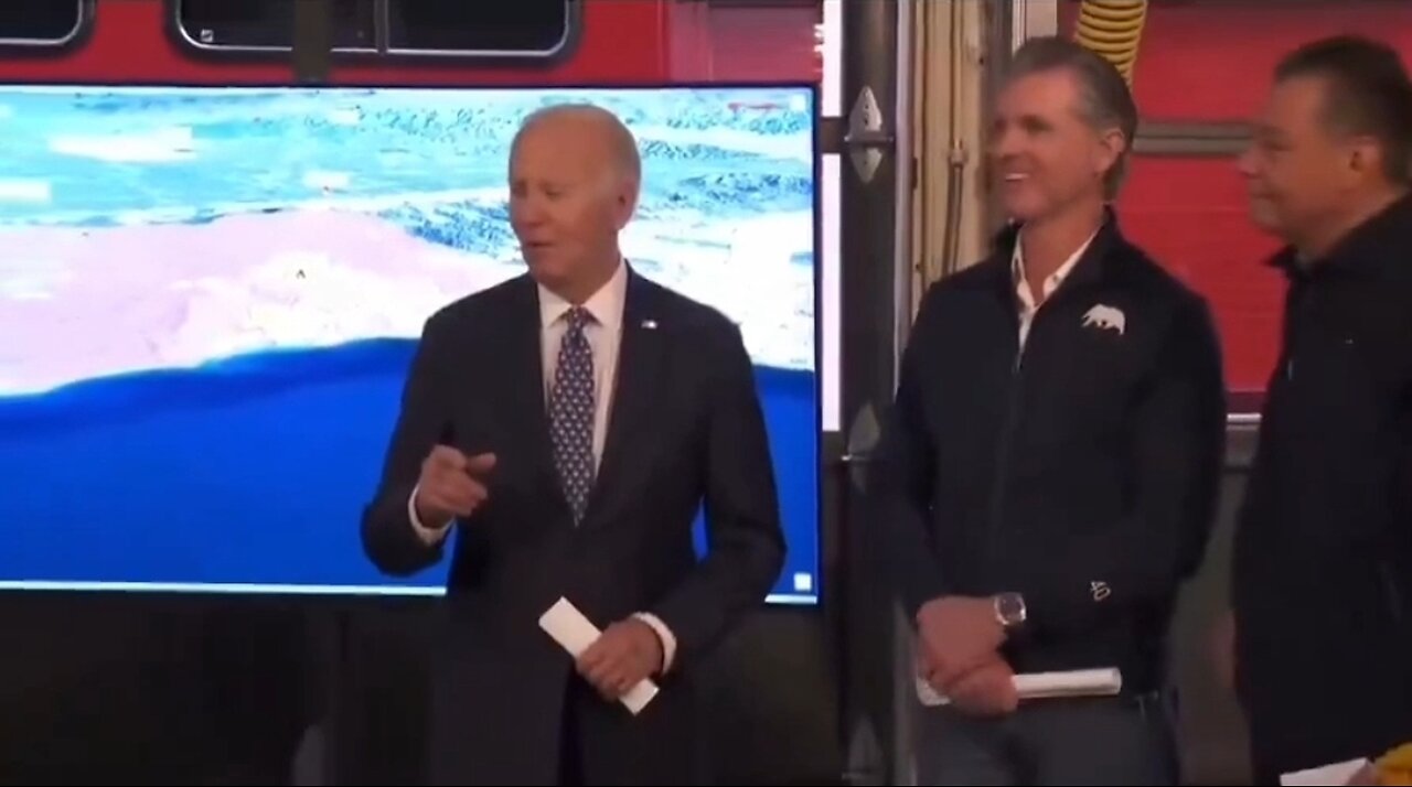 Biden Uses California Wildfire Briefing To Announce He's a Great Grandfather