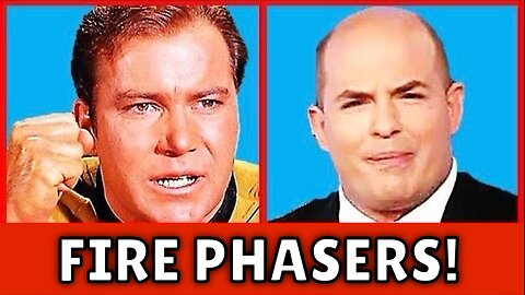 CNN’s Brian Stelter WHINES about Trump SUING the BBC - Captain Kirk Responds!