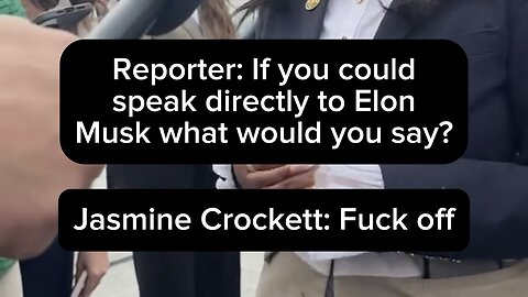 Rep. Crockett's Message For Elon Musk😂😂