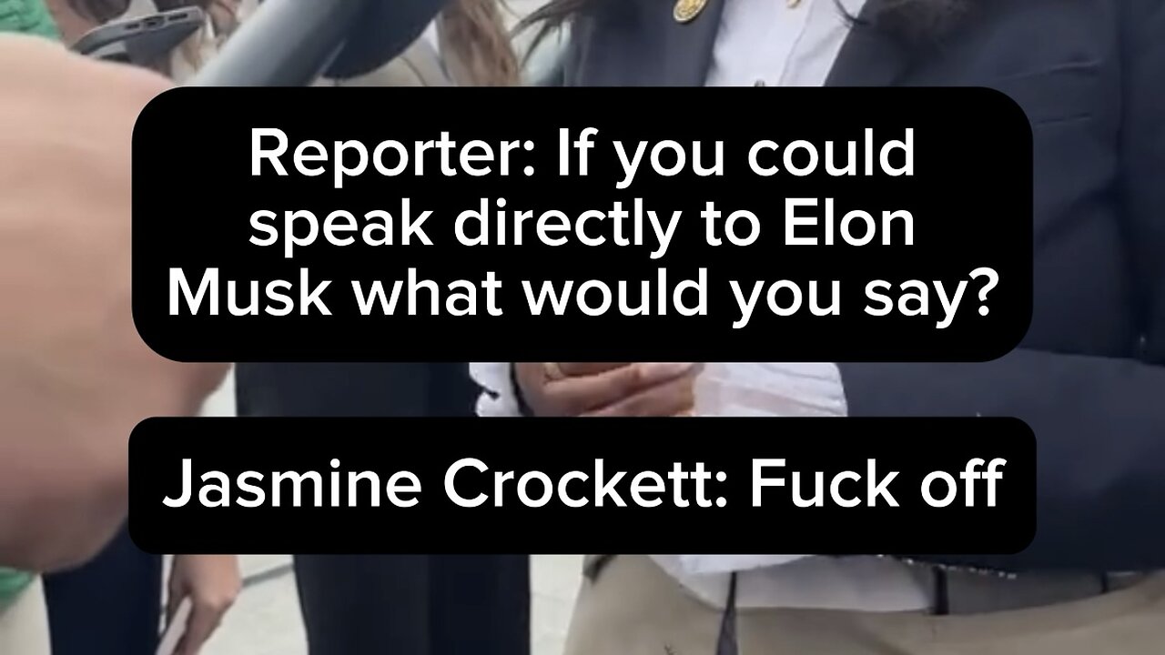 Rep. Crockett's Message For Elon Musk😂😂