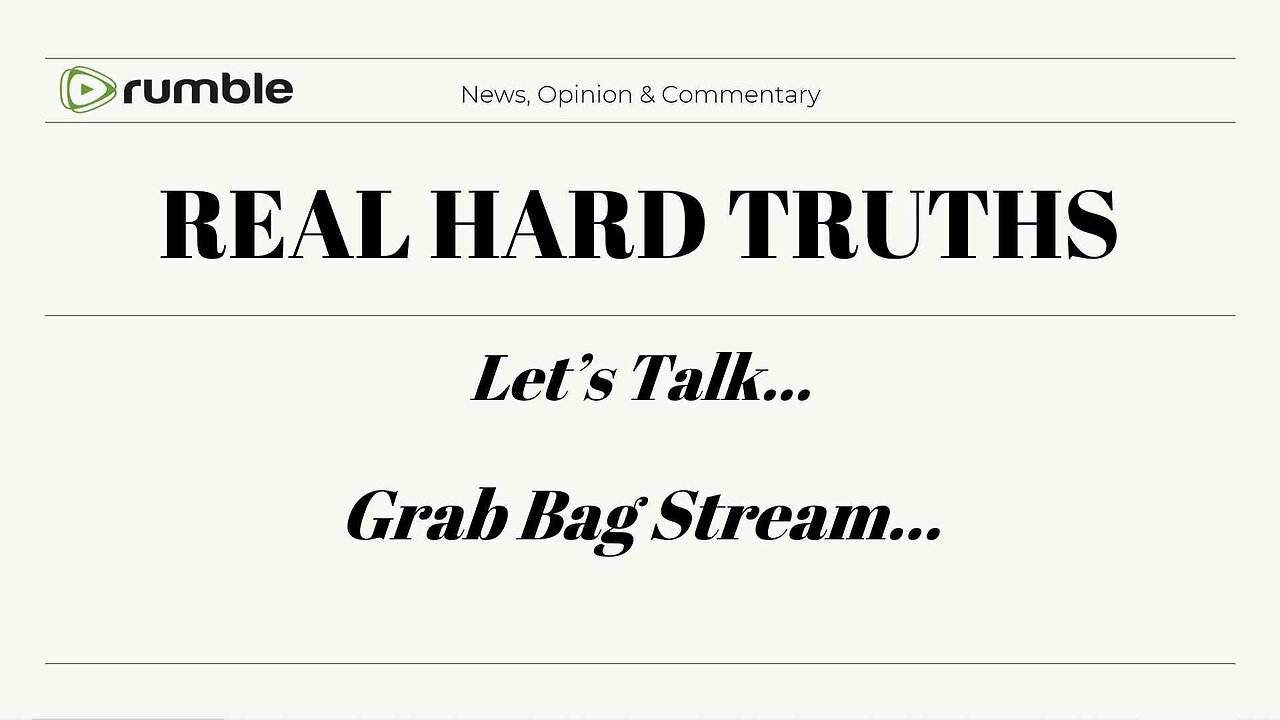 Grab Bag Live Stream - 11/17/25