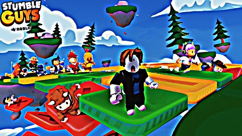 Jugando Stumble Guys en Roblox - Gameplay Español