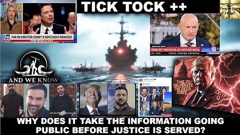 11/26/2025 TICK TOCK, Trump post 17 letter comms, PUBLIC info forcing JUSTICE, Pray!