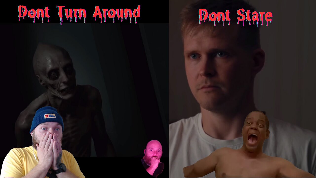 Reacting to, Don't turn around and Don't Stare, short horror films.
