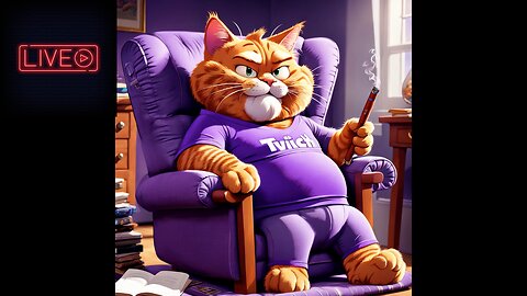 A spontaneous Fat Cat (Spooked Cat Edition)