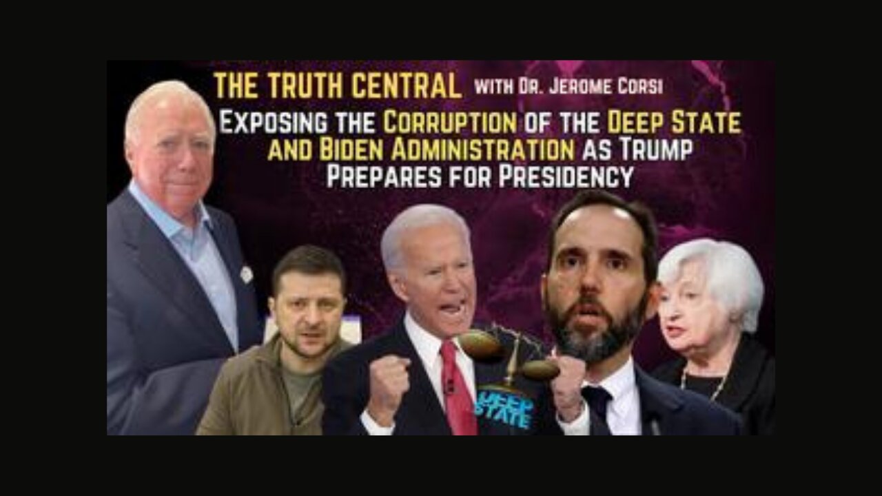 Exposing Corruption of the Deep State and Biden Admin As Trump Prepares For Presidency