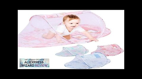 Baby Crib Mosquito Net with Zipper Door Foldable Portable Summer Children Tent Review