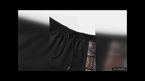 ChArmkpR Mens Pants Ethnic Pattern Patchwork Drawstring Waist Loose Sweatpants Casual Review