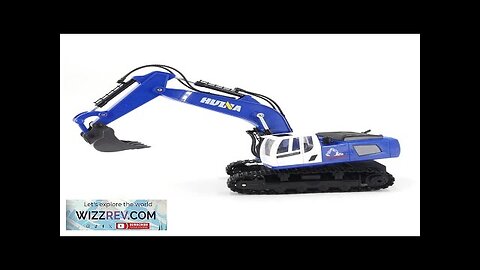 HuiNa Toys 1558 1/18 2.4G 11CH RC Excavator Engineering Construction 360° Rotation Review