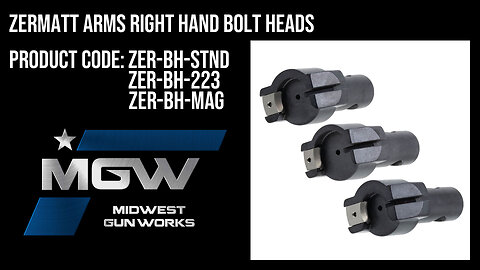 Zermatt Arms Right Hand Bolt Heads