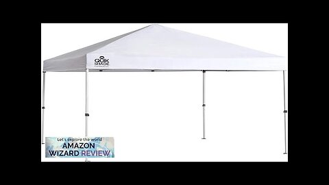 Quik Shade Commercial 10 x 10 ft. Straight Leg Canopy White Review