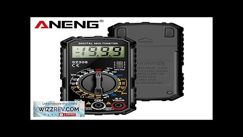 ANENG Professional Digital Multimeter High Precision AC/DC Voltage Current Resistance Tester Review