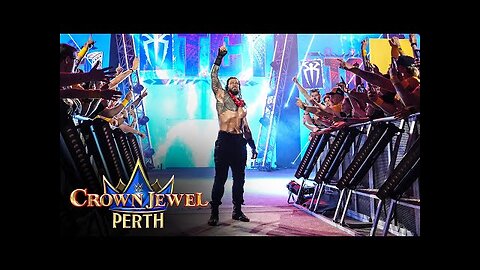 Roman Reigns receives an epic ovation in Perth Crown Jewel 2025 highlights