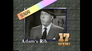 1988 - WXMI Promo for 'Adam's Rib' and Open to 'Horror Classics'