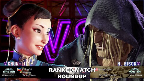 Kuya Kalbo SF6 Ranked Match Roundup. Chun Li Master Rank [Hori Fight Stick]